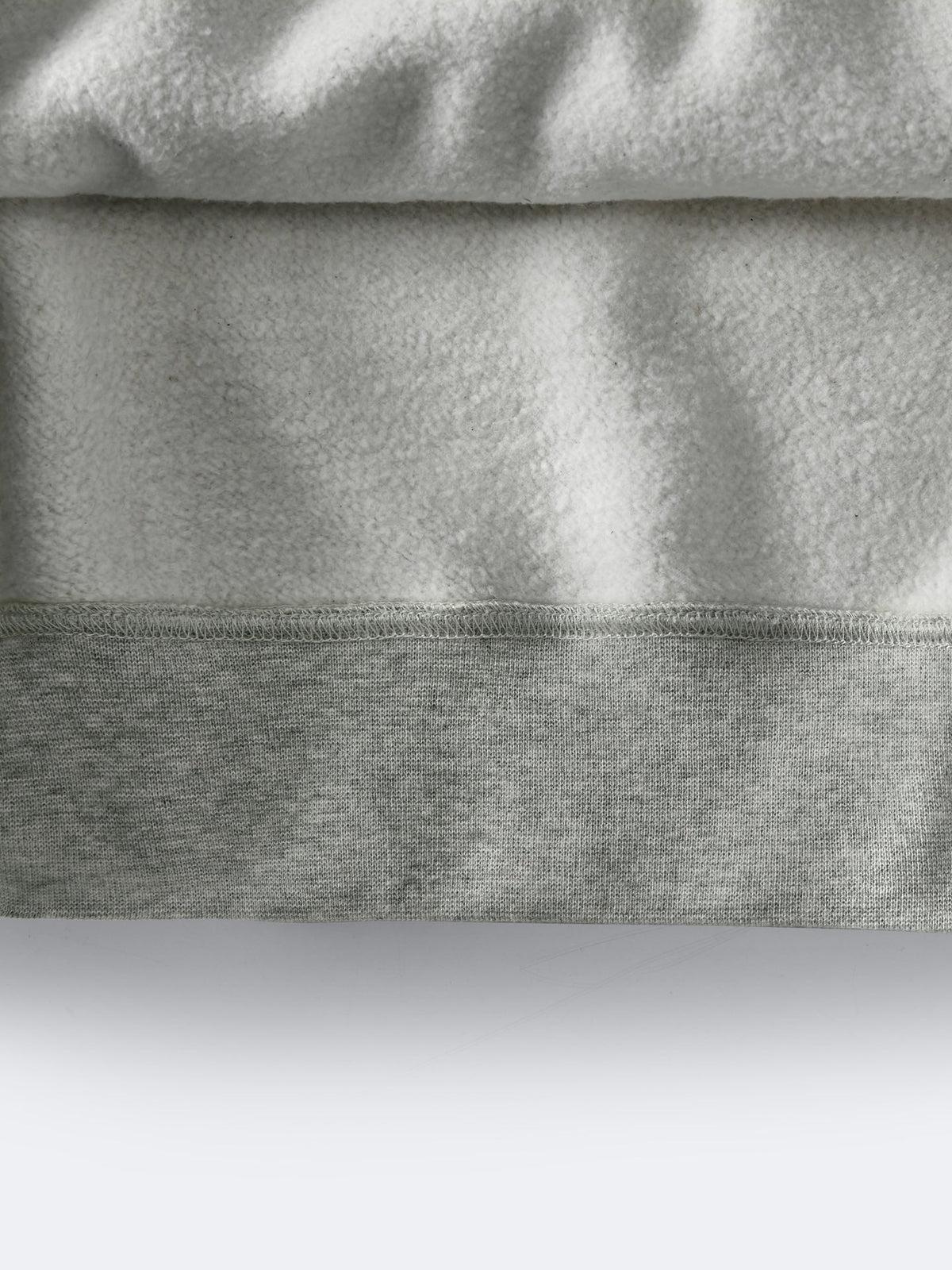 Grey Cotton Logo Pullover - Men's