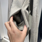 Dark fog Black and Grey Hoodie - Men's