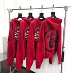 Dark Red Hoodie - Men's