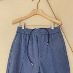 Blue Cotton Elasticated Joggers - Men's