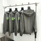 Grey Cotton Web Print Pullover - Men's