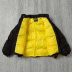 Black and Grey Puffer Jacket - Men's