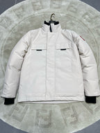 Black Nylon Down Parka - Men's