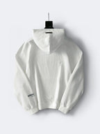 Grey Cotton Chest Logo Pullover - Men's