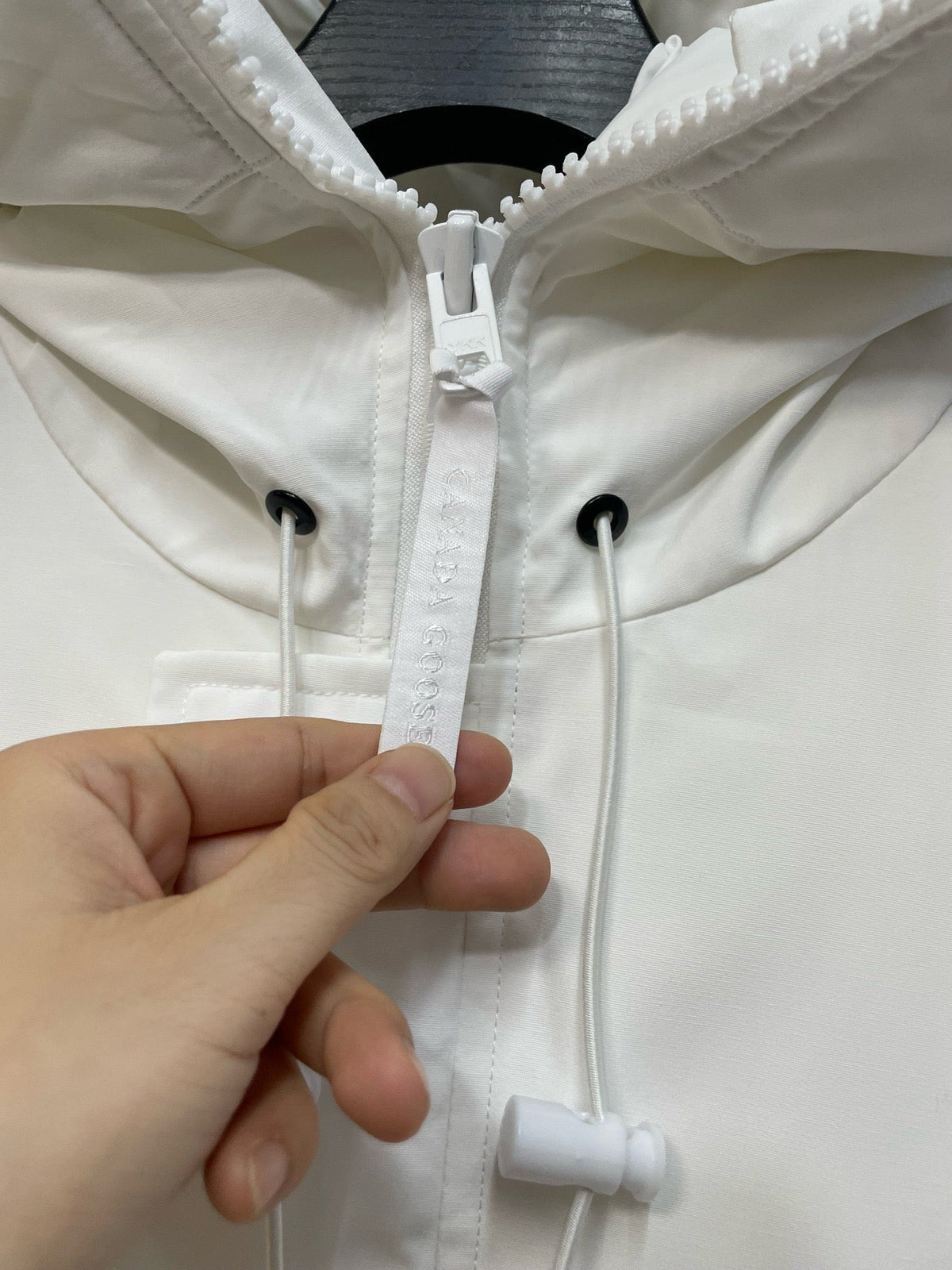 Black and White Puffer Jacket - Men's