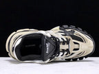 Track Cream and Black Sneakers