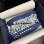 B23 Low Blue Oblique Sole Sneakers