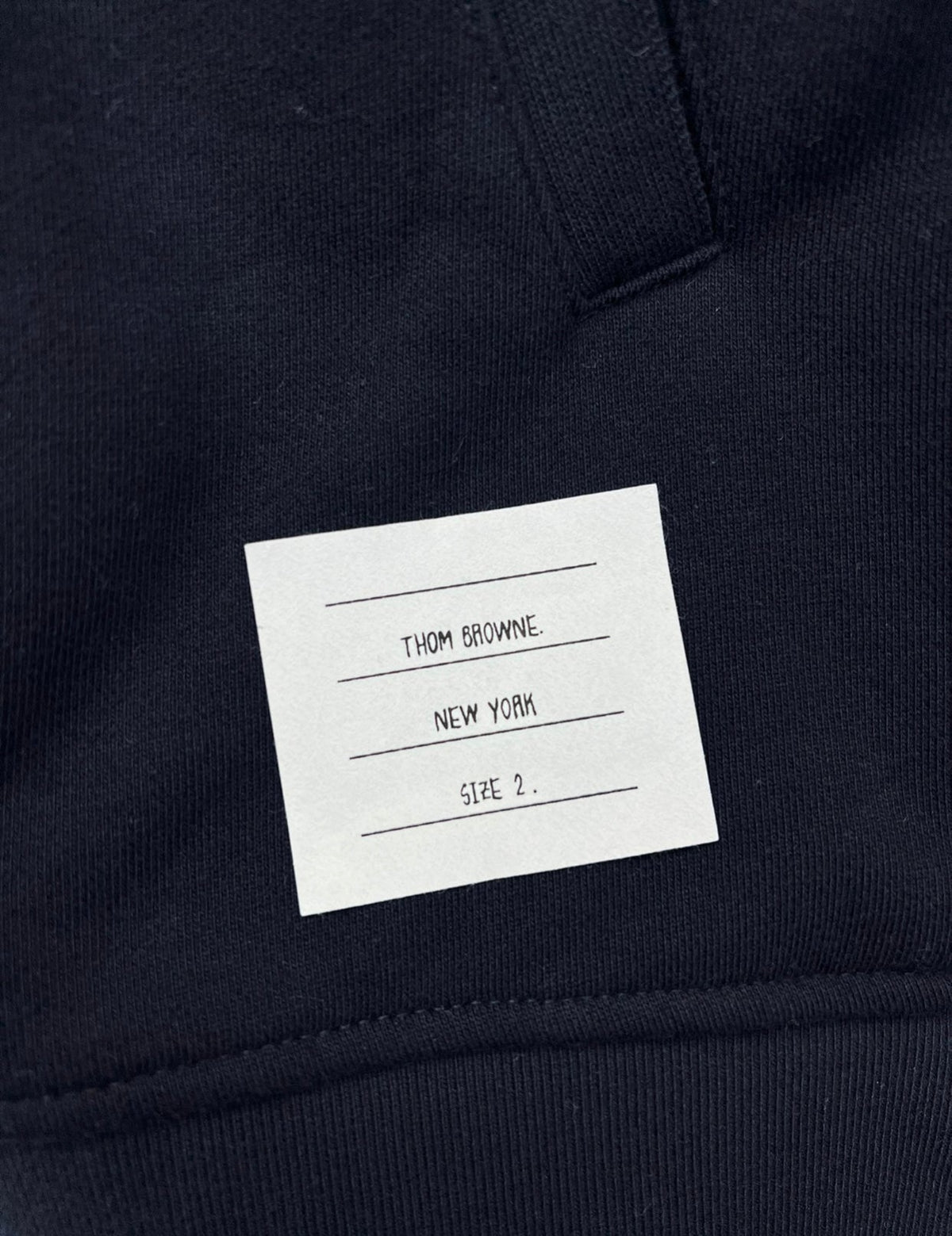 4-Bar Zip Navy Hoodie - Men's
