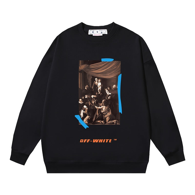 Caravaggio Print Sweatshirt - Men's