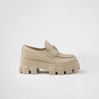 Brushed leather Monolith loafers – the Monolith loafers made of iconic and elegant brushed leather reinterpret – LUX VERSE Luxury Designer Fashion Outlet