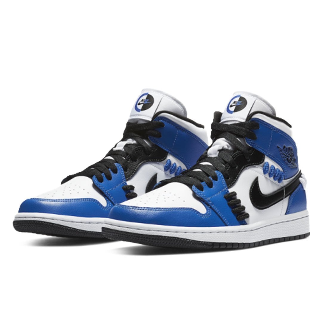 Sisterhood – the Jordan 1 Mid seen here appears in a classic color block that can be worn on a – LUX VERSE Luxury Designer Fashion Outlet