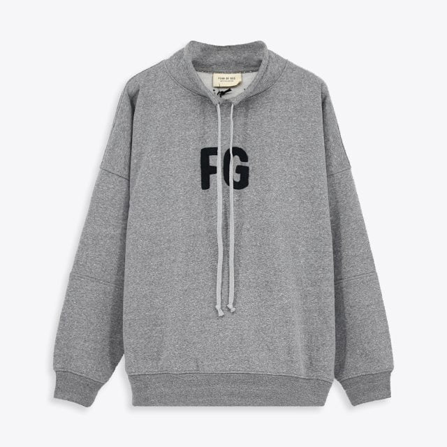 FG Grey Half-Zip Sweatshirt - Men's