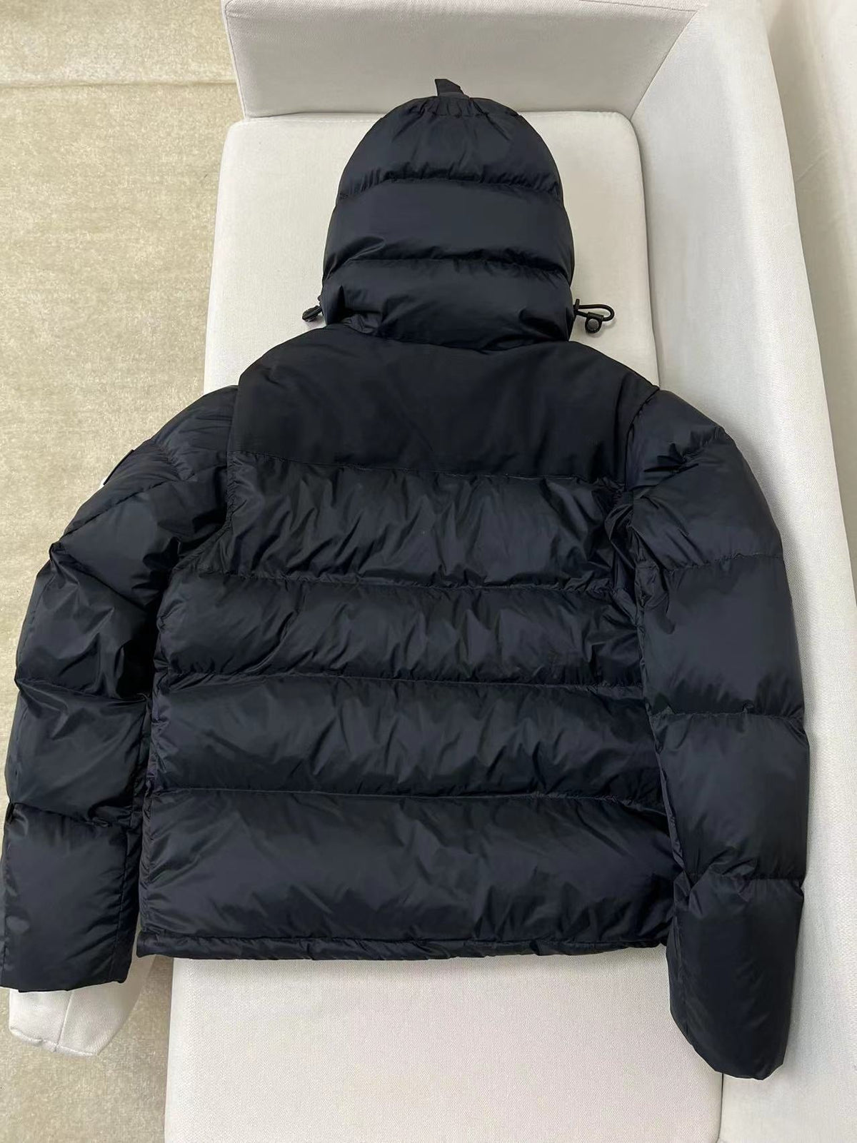 Black Puffer Jacket - Men's
