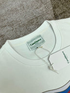 Green Cotton Rainbow Graphic Crewneck - Men's