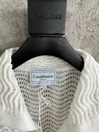 White Knit Pointelle Short-Sleeve - Men's