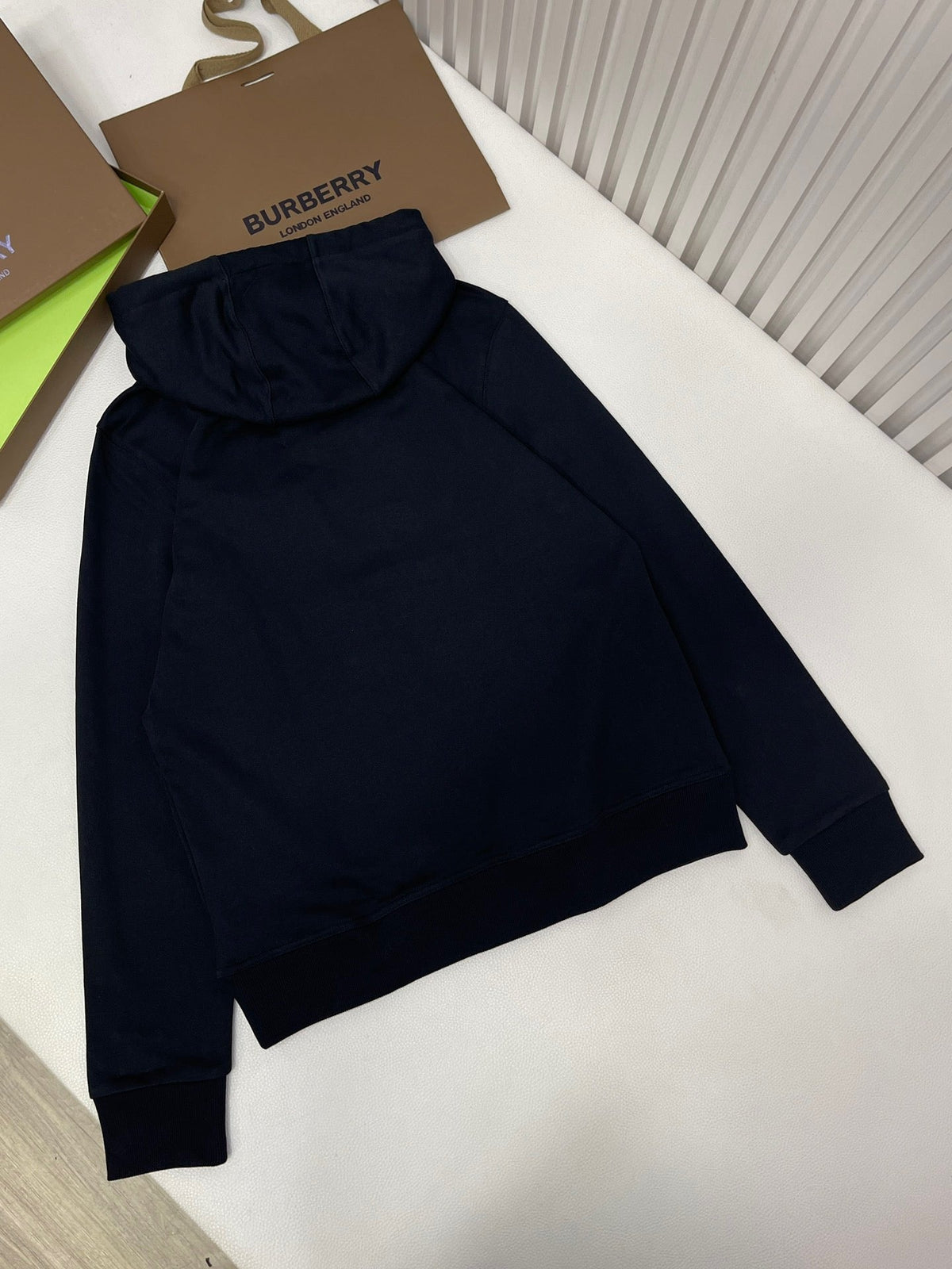 Navy Tonal Logo Hoodie - Men's