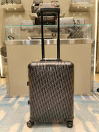 Suitcase Black and Brown Suitcase
