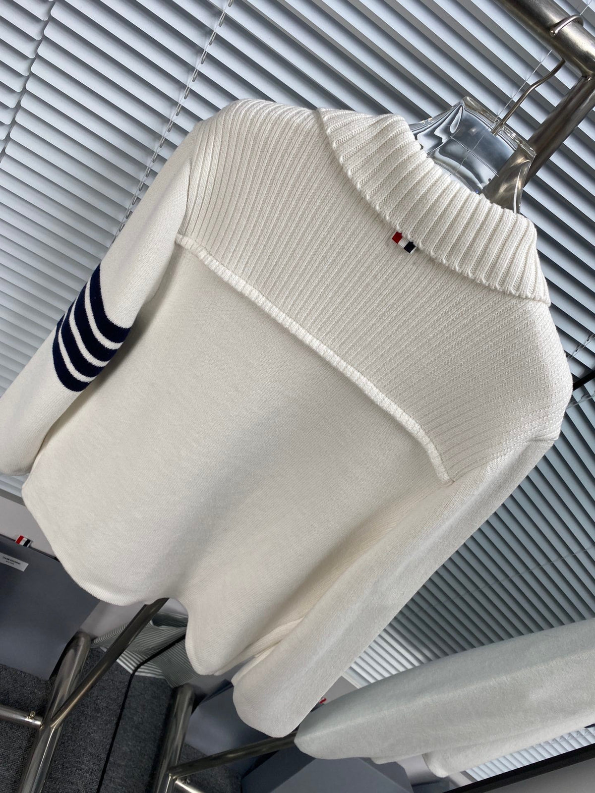 4-Bar Knit Jacket Grey - Men's