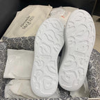 Oversized White Tab Sneakers