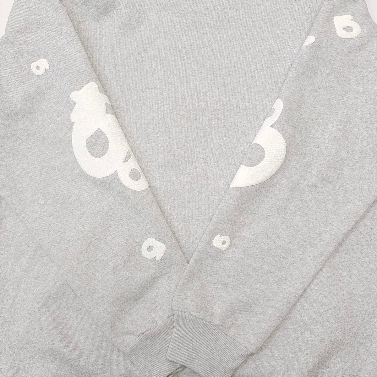 Grey Cotton Star Print Pullover - Men's