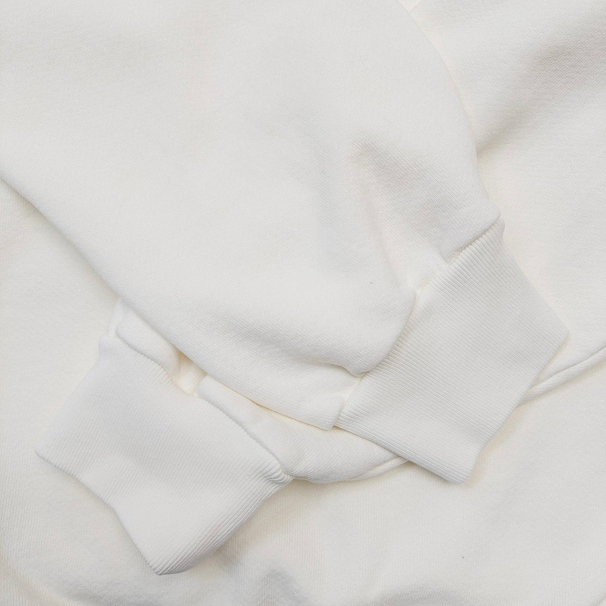 Cream Cotton Graphic Pullover - Men's