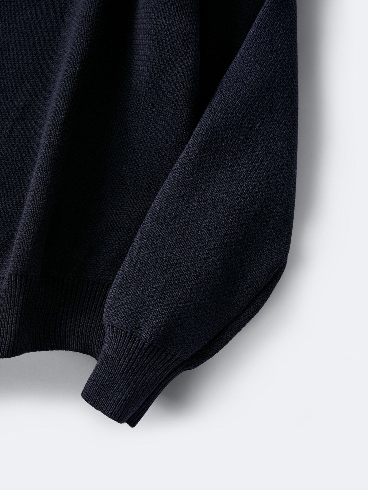 Cream Wool Text Logo Crewneck - Men's