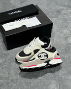 White Mesh Colourblock Chunky - Women's