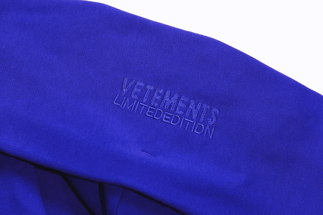 Black Cotton Logo Pullover - Men's