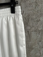 Green and Red Trim Silk Shorts - Men's