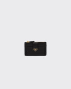 Saffiano and smooth leather card holder – this sophisticated card holder with precious allure presents a mix of details in – LUX VERSE Luxury Designer Fashion Outlet