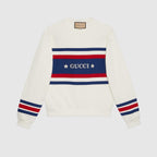 Cotton Jersey Sweatshirt with Embroidery – a blend of classic designs and unexpected details characterizes the Pre-Fall 2023 – LUX VERSE Luxury Designer Fashion Outlet