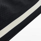 Essentials Black Mesh Shorts - Men's