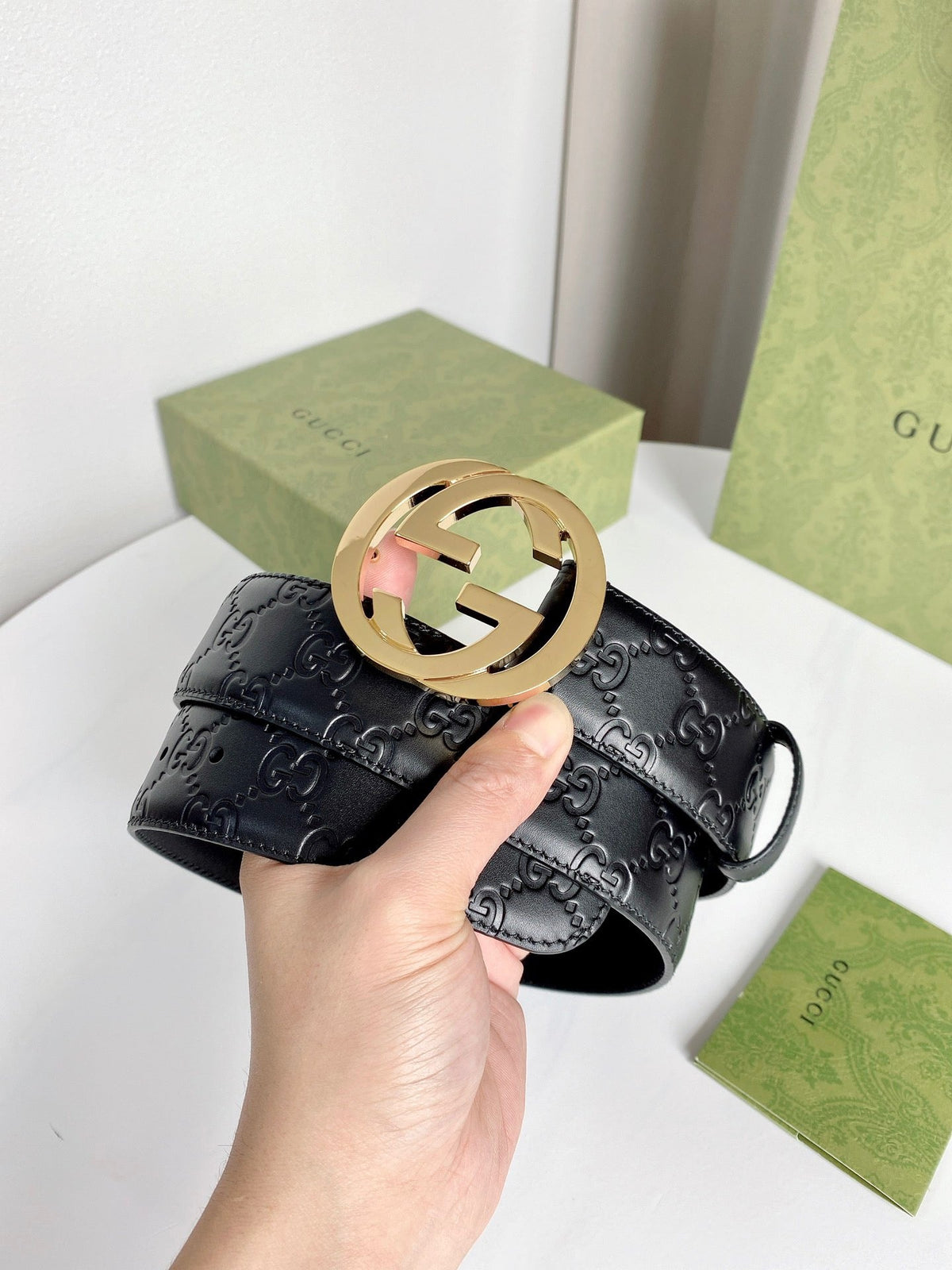 Interlocking G GG Supreme Belt