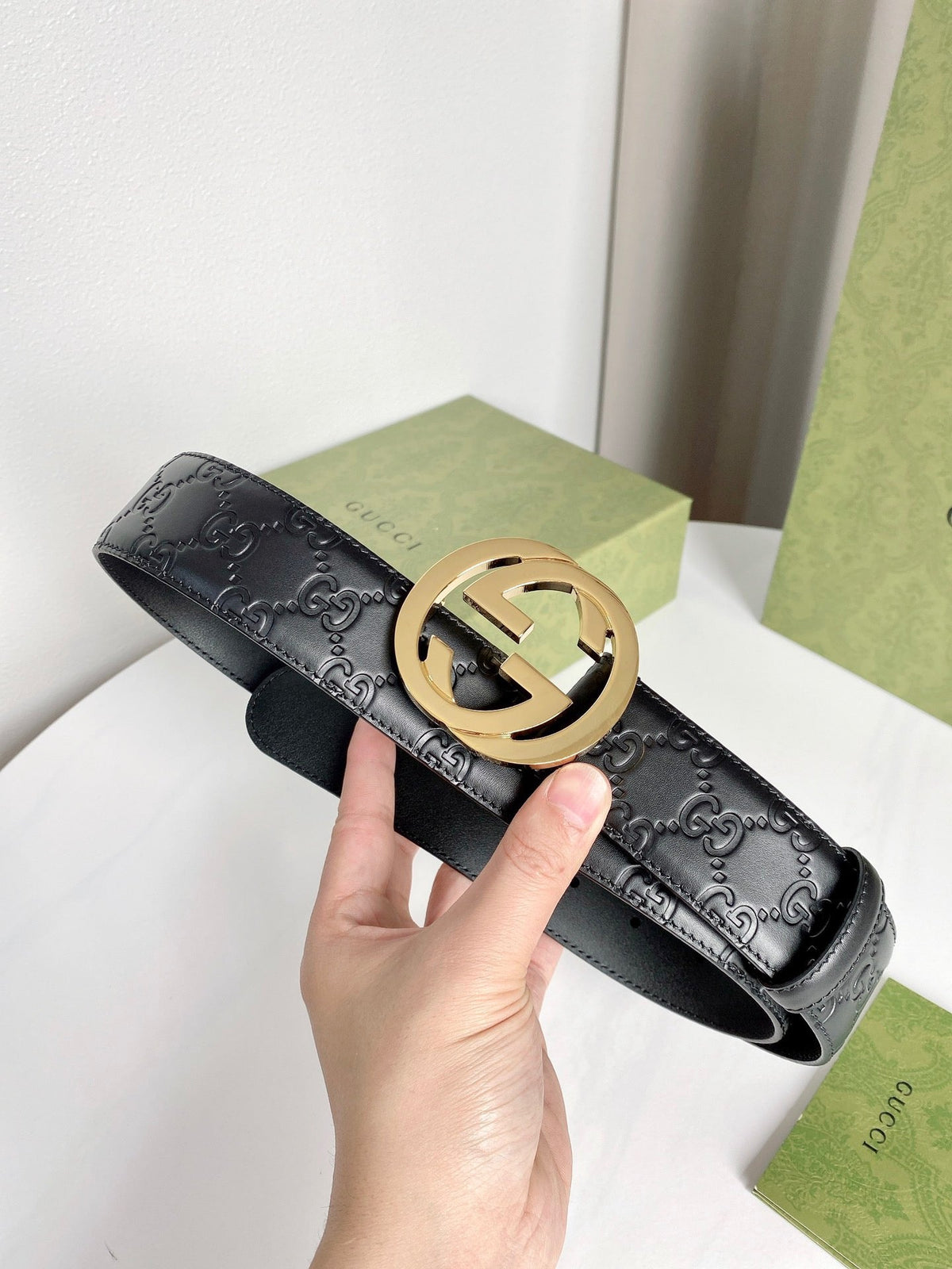 Interlocking G GG Supreme Belt
