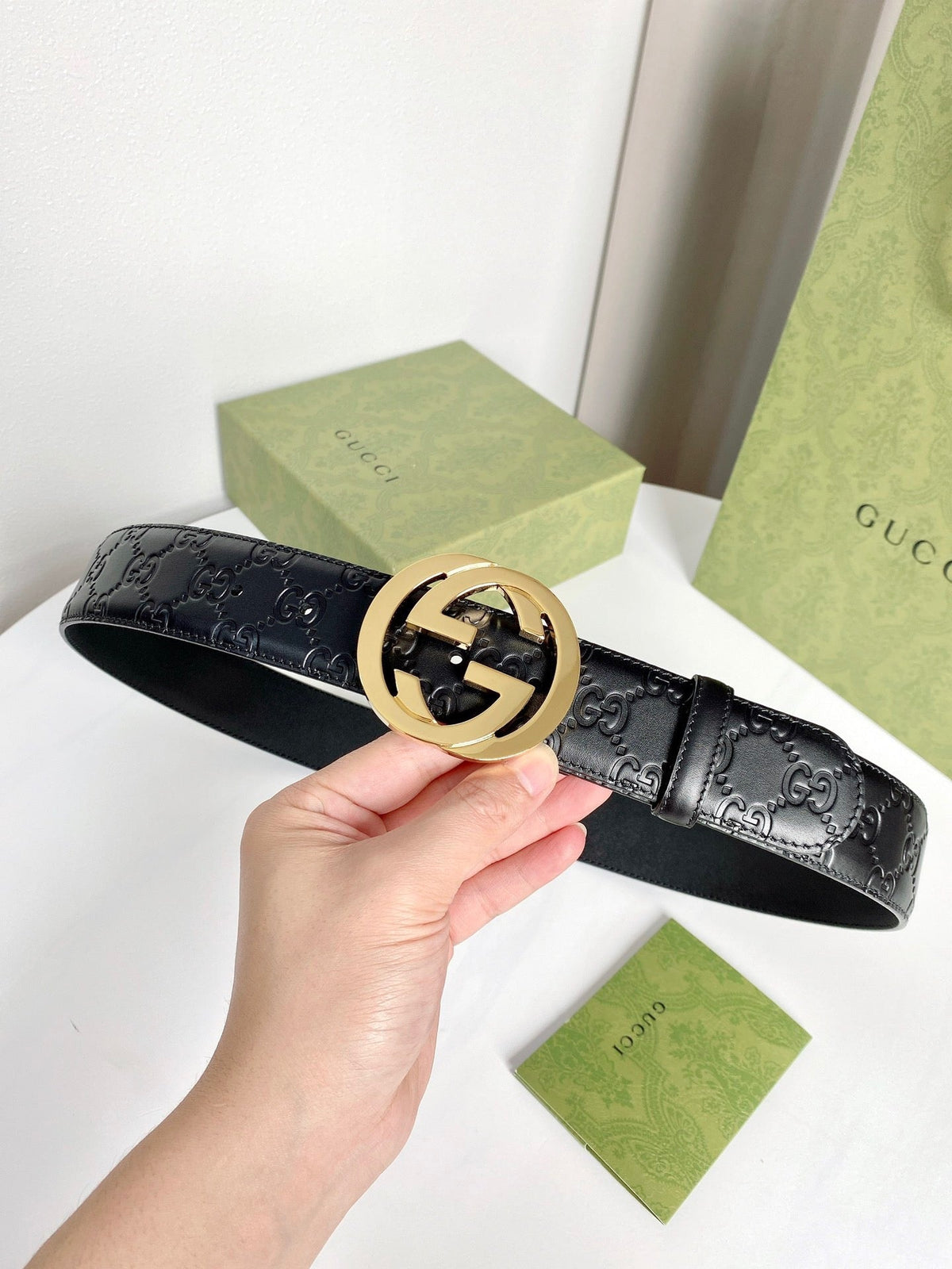 Interlocking G GG Supreme Belt