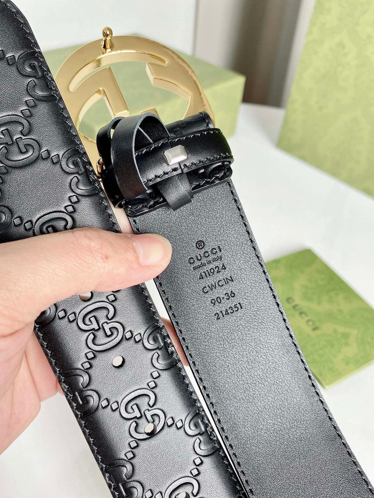 Interlocking G GG Supreme Belt