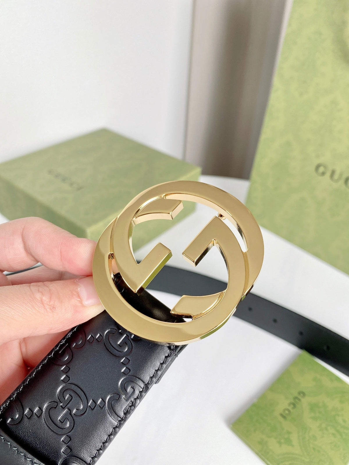 Interlocking G GG Supreme Belt