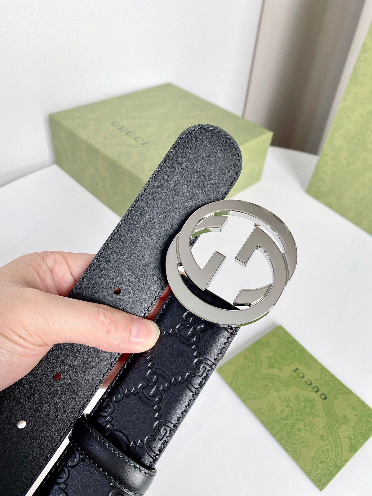 Interlocking G GG Supreme Belt