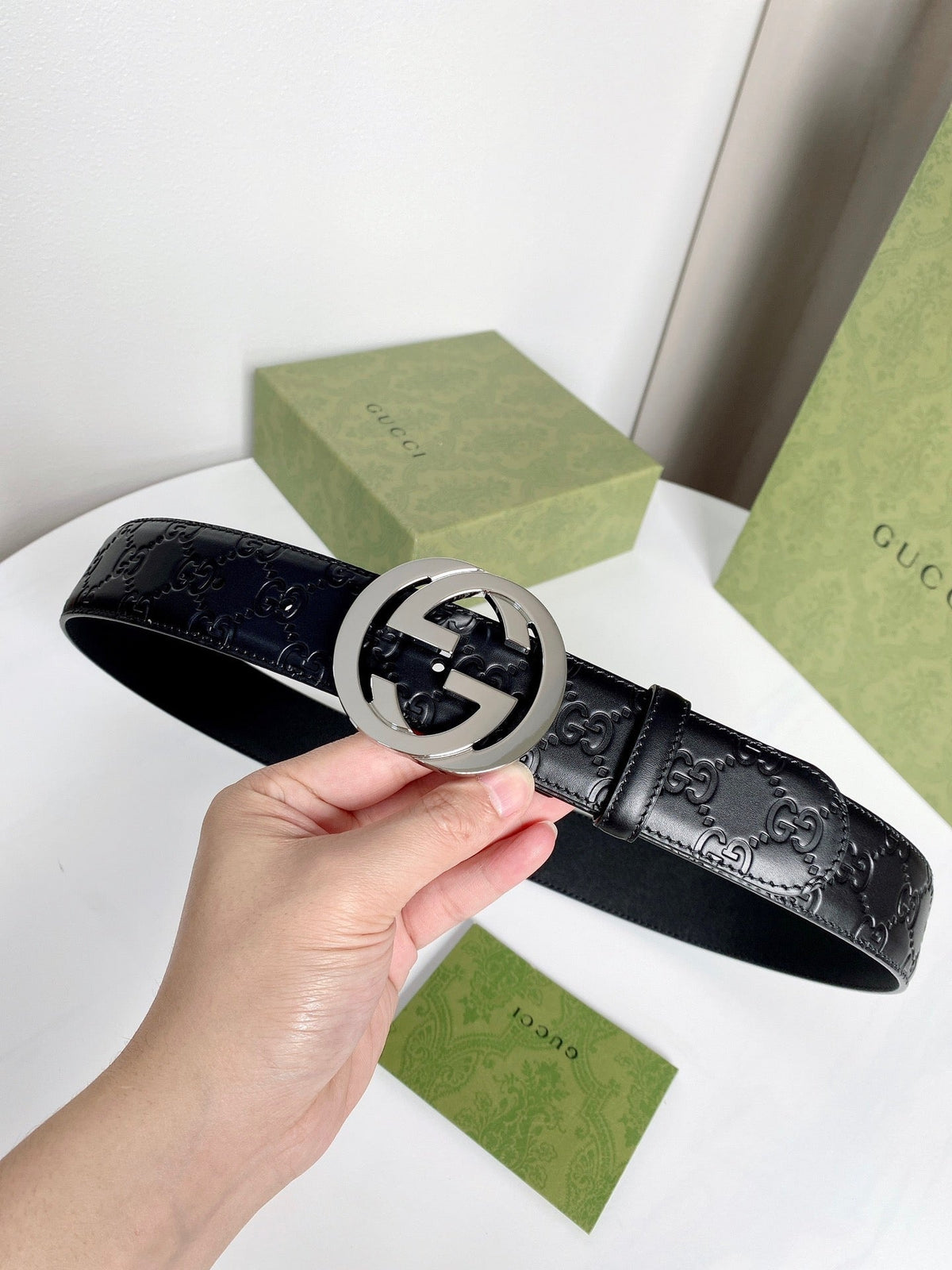Interlocking G GG Supreme Belt