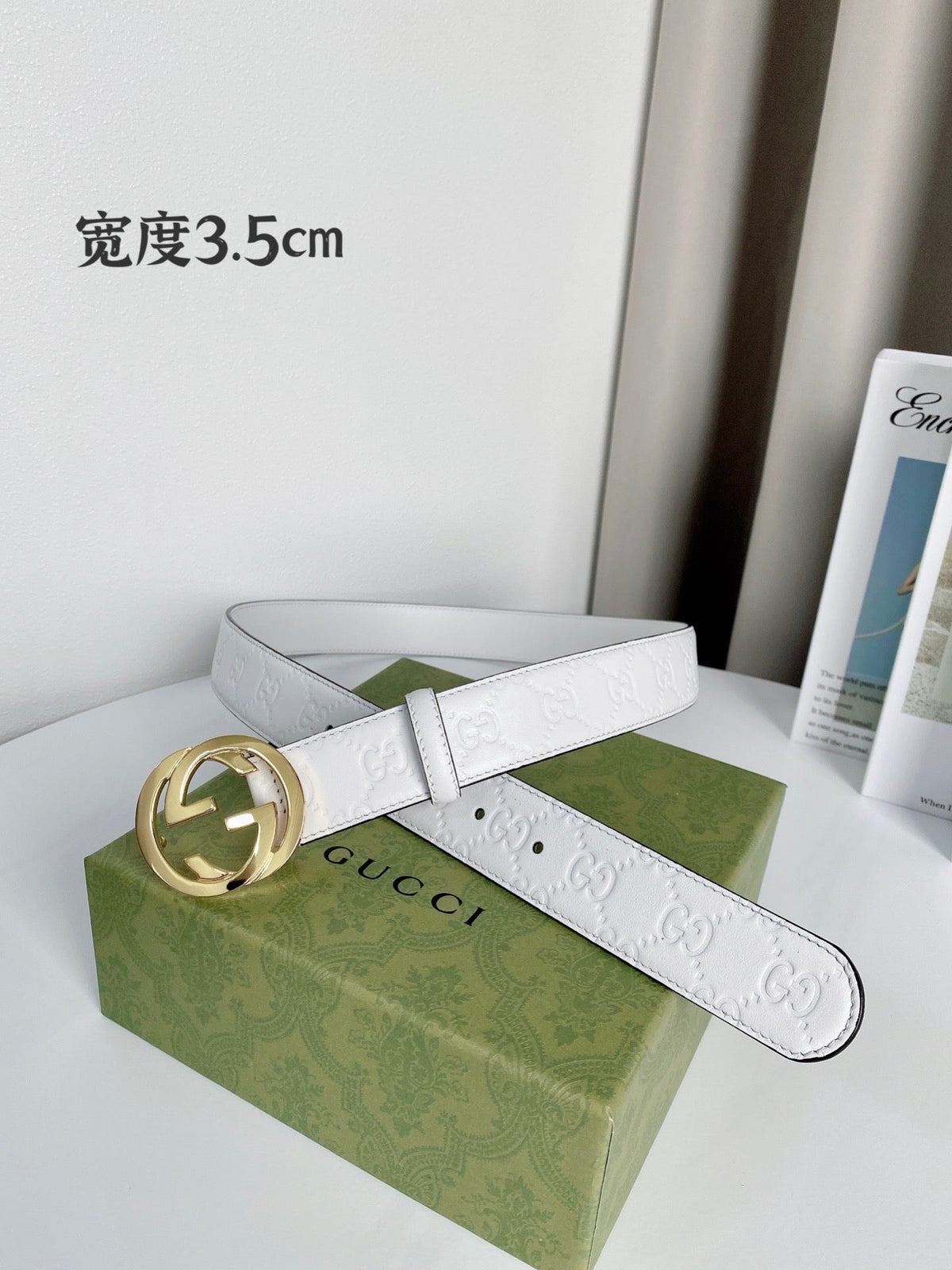 White and Golden Belt
