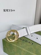White and Golden Belt