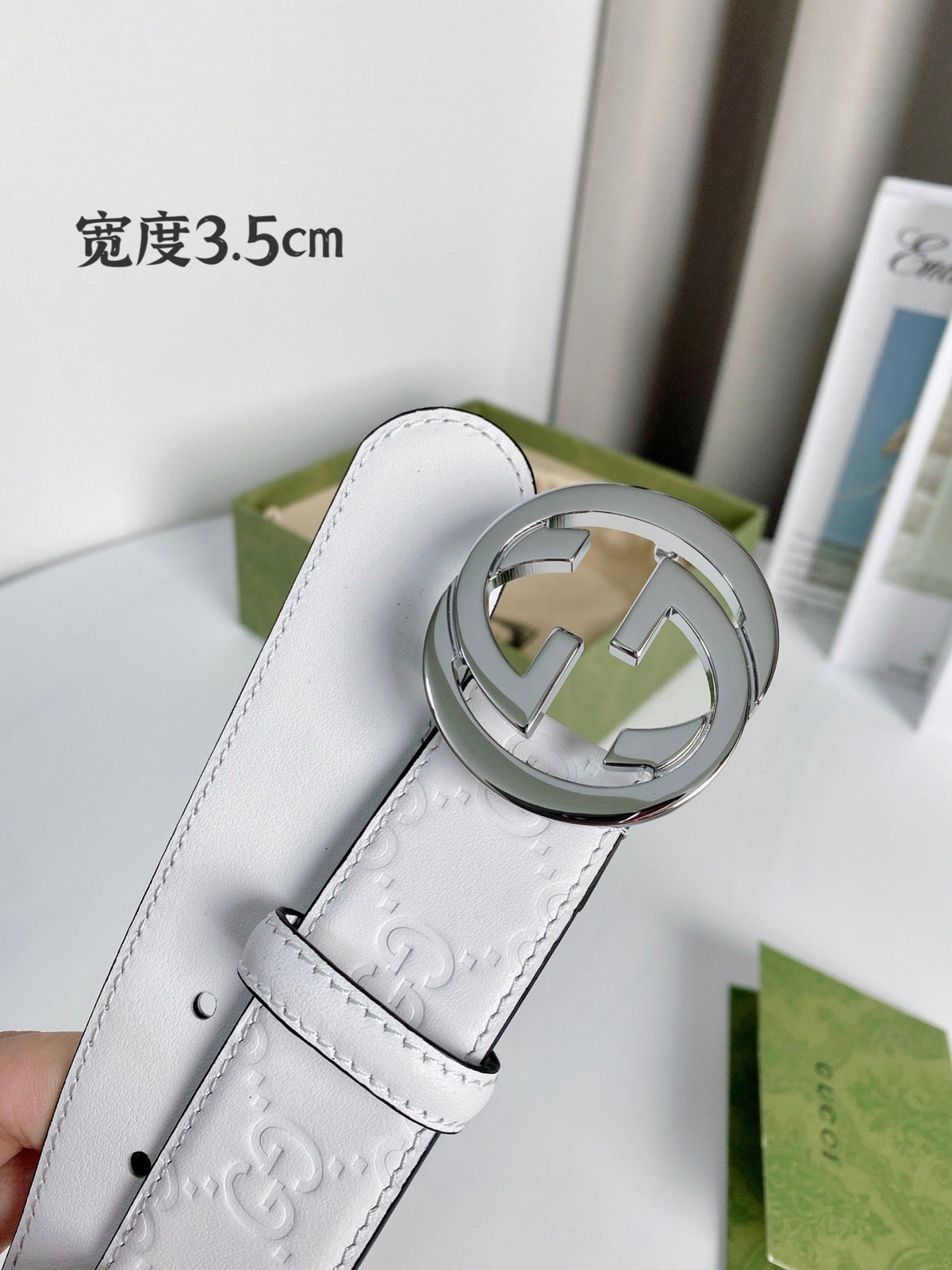 White and Golden Belt