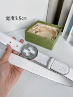 White and Golden Belt