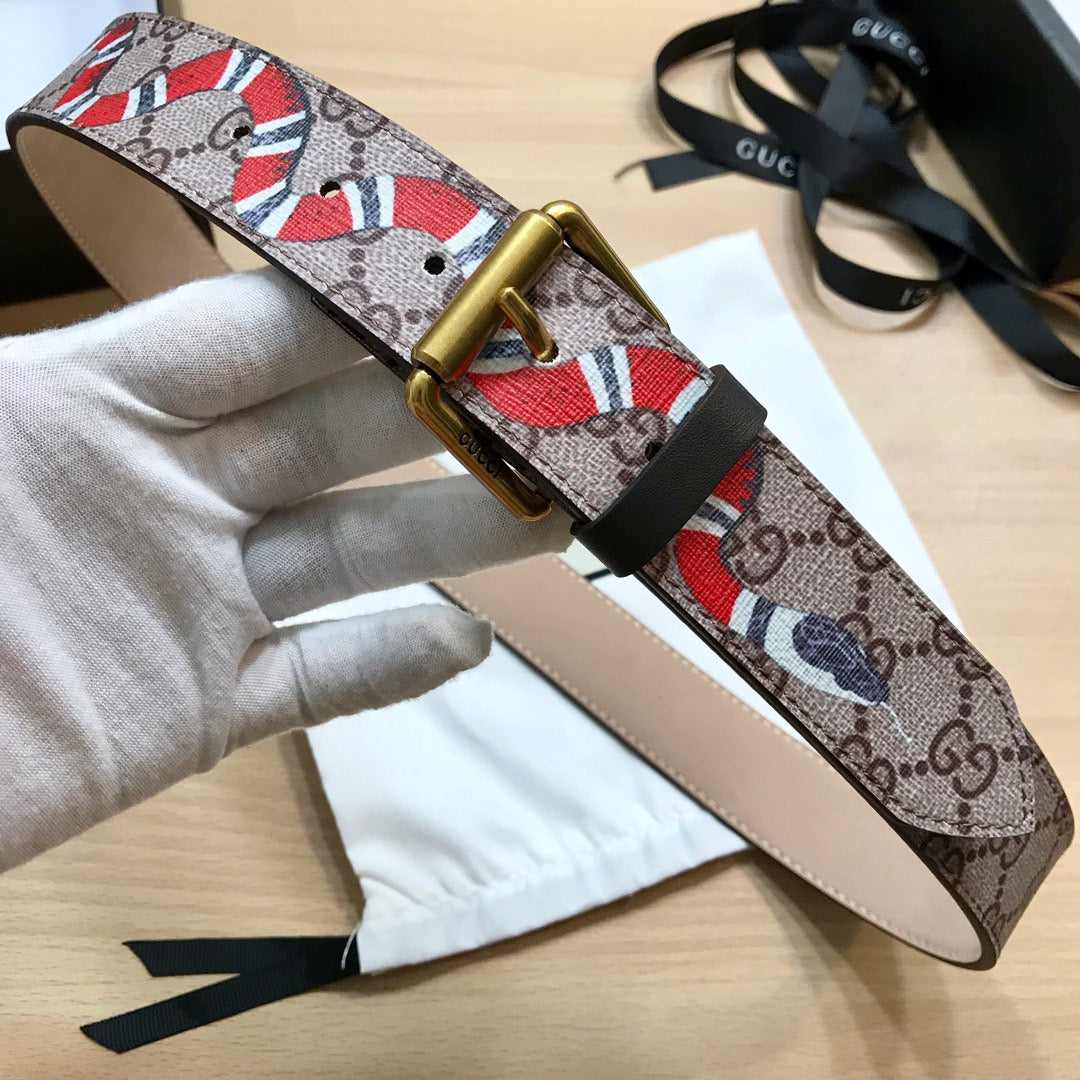 White and Golden Belt