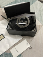 Interlocking G Guccissima Belt