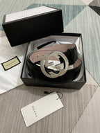 Interlocking G Guccissima Belt