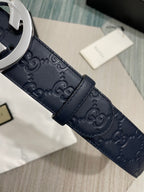 Interlocking G Guccissima Belt