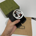 Interlocking G Smooth Belt