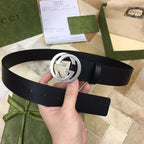 Interlocking G Wide Smooth Belt