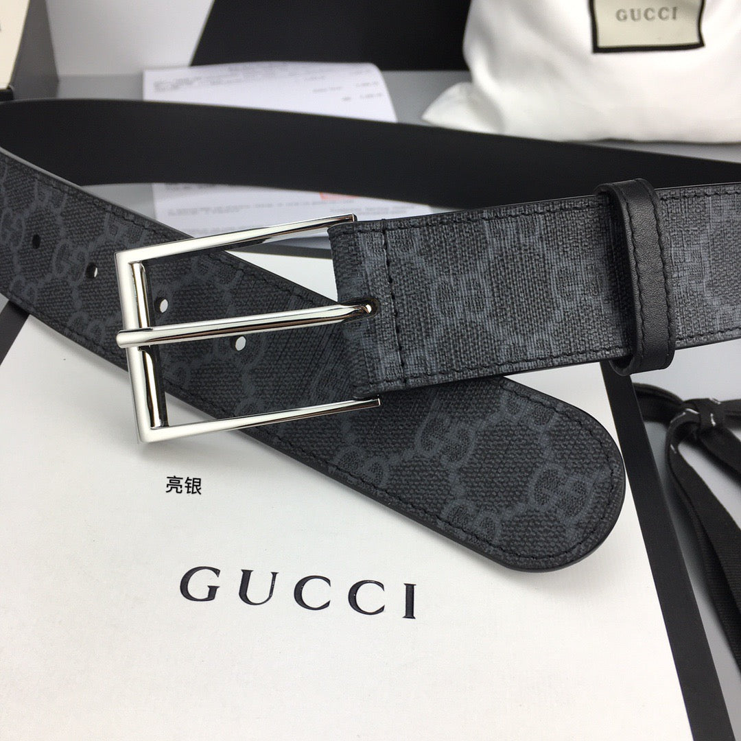 Square Buckle GG Supreme Belt